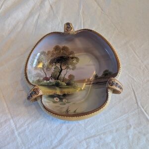 2/50$ Decorative Hand painted Ceramic Bowl with Scenic Design
